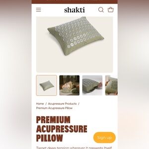NEW IN BOX Shakti Acupressure Pillow